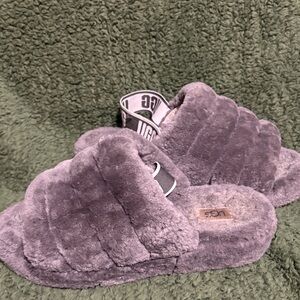 UGG Plush Lavender Slippers